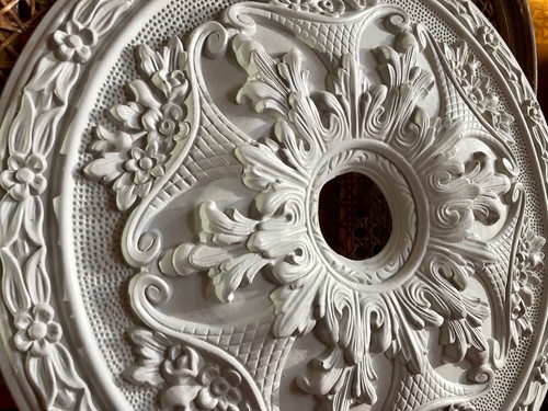 Stucco auffällige blumige - -,