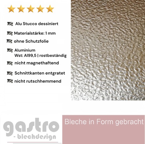 Stucco blech aluminium - stucco,